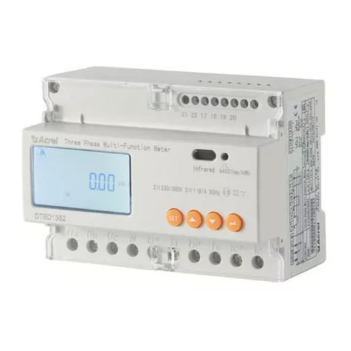 [Solis-3P Meter-E-CT*3 ( with External CT) 60-125kw] Solis (Acrel) 3 Phase Energy Meter for 60-125kw